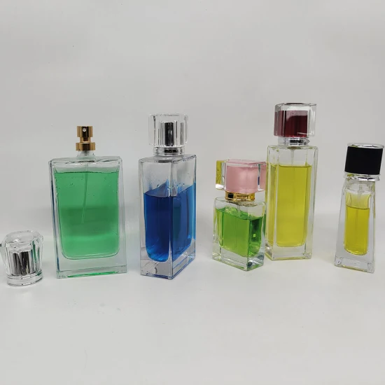 Bottiglie cosmetiche per bottiglie di profumo in vetro riutilizzabili di lusso da 15 ml 30 ml 50 ml
